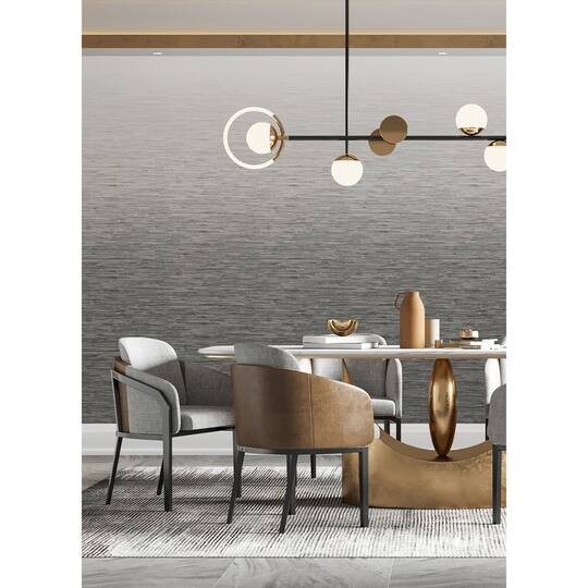 Katie Hunt Light Gray Ombre Mist Wall Mural